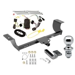 Trailer Tow Hitch For 05-10 Chrysler 300 05-08 Dodge Magnum Class 2 Complete Package w/ Wiring Draw Bar and 1-7/8" Ball