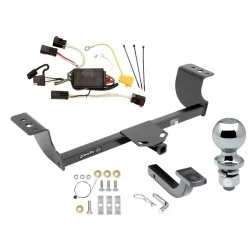 Trailer Tow Hitch For 05-10 Chrysler 300 05-08 Dodge Magnum Class 2 Complete Package w/ Wiring Draw Bar Kit and 2" Ball