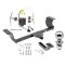Trailer Tow Hitch For 11-14 Dodge Charger All Models Class 2 Complete Package w/ Wiring Draw Bar Kit and 2" Ball