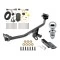 Trailer Tow Hitch For 16-18 Hyundai Tucson All Models Class 2 Complete Package w/ Wiring Draw Bar and 1-7/8" Ball