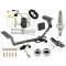 Trailer Tow Hitch For 06-12 Toyota RAV4 All Models Class 2 Ultimate Package w/ Wiring Draw Bar Kit Interchange 2" 1-7/8" Ball Lock and Cover