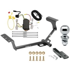 Trailer Tow Hitch For 06-12 Toyota RAV4 All Models Class 2 Complete Package w/ Wiring Draw Bar Kit and 2" Ball