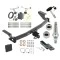 Trailer Tow Hitch For 17-21 Mazda CX-5 (2019 Exc Diesel) Class 2 Ultimate Package w/ Wiring Draw Bar Kit Interchange 2" 1-7/8" Ball Lock and Cover