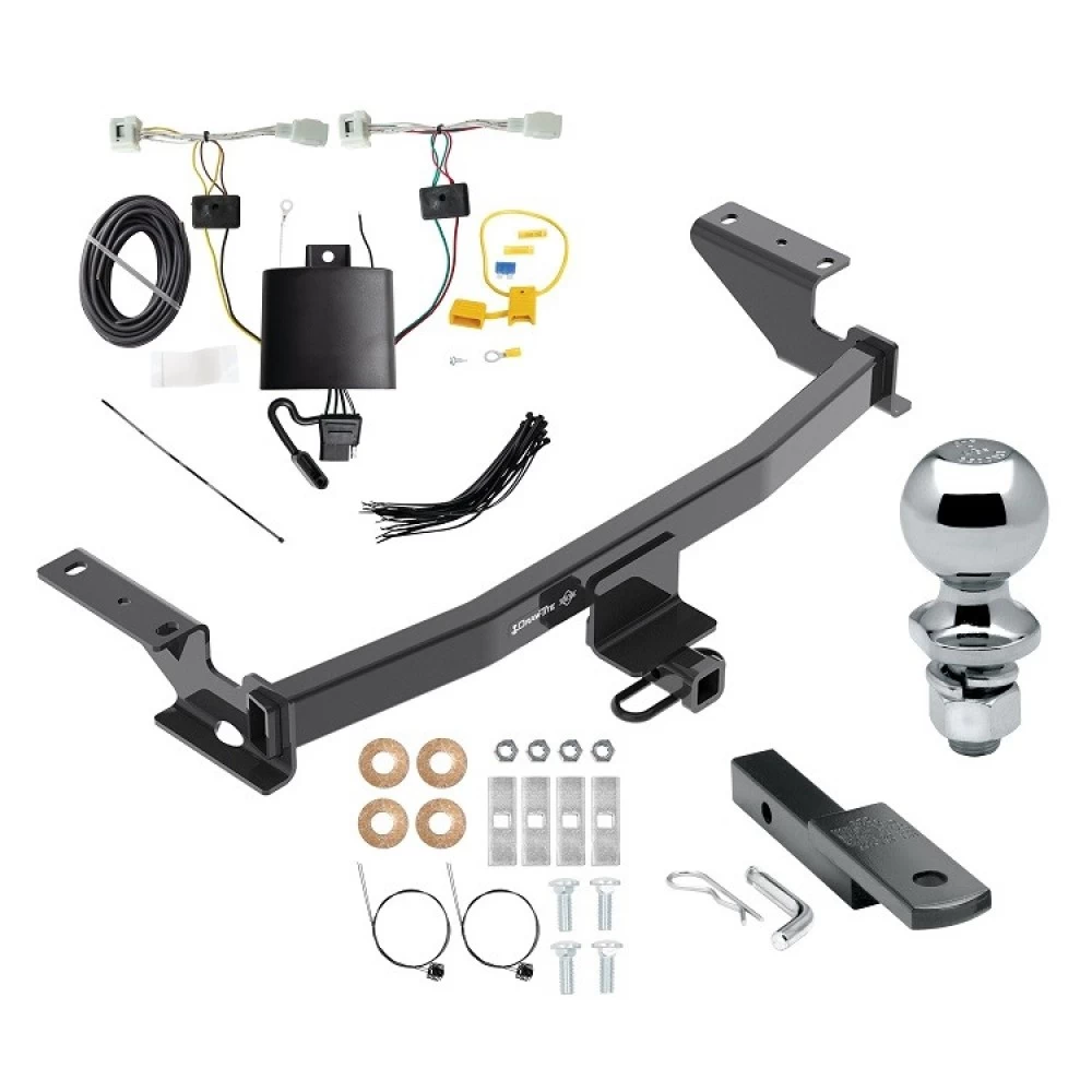 Trailer Tow Hitch For 22-25 Mazda CX-5 All Models Complete Package w/ Wiring Draw Bar and 2" Ball