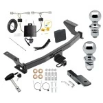 Custom Fit Trailer Hitch Draw-Bar w/ Pin/Clip Wiring Harness (Plug & Play) 1-7/8" and 2" Chrome Ball Security Lock Pin Rubber Hitch Plug Cover Installation Hardware Installation Instructions 366010 118871 63820 63810 580407 2211 Draw-Tite Tr Trailer Tow Hitch For 22-24 Mazda CX-5 Deluxe Package Wiring 2" and 1-7/8" Ball and Lock
