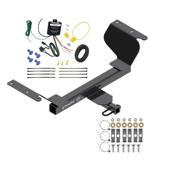 Trailer Tow Hitch For 18-25 GMC Terrain Chevy Equinox Gasoline w/ Wiring Harness Kit Class 2 1-1/4" Receiver Draw-Tite