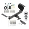 Trailer Tow Hitch For 18-24 Chevrolet Equinox Gasoline, Exc Premier Class 2 Complete Package w/ Wiring Draw Bar Kit and 2" Ball