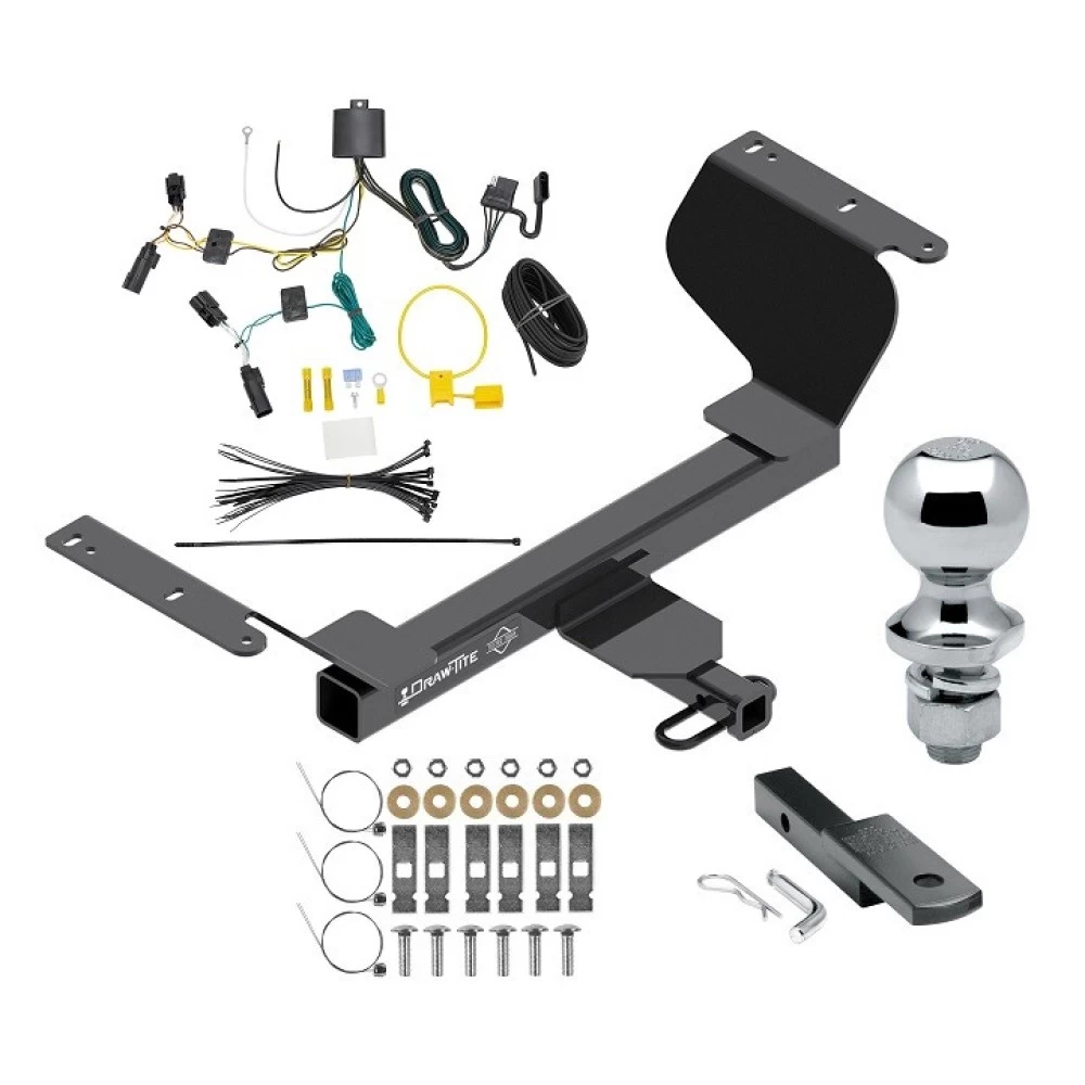 Custom Fit Trailer Hitch Draw-Bar w/ Pin/Clip Wiring Harness (Plug & Play) 1-7/8" Chrome Ball Installation Hardware Installation Instructions 366420 118764 63810 Draw-Tite Trailer Tow Hitch 18-23 GMC Terrain Complete Package Wiring Draw Bar and 1 Trailer Tow Hitch For 18-24 GMC Terrain Complete Package w/ Wiring Draw Bar and 1-7/8" Ball