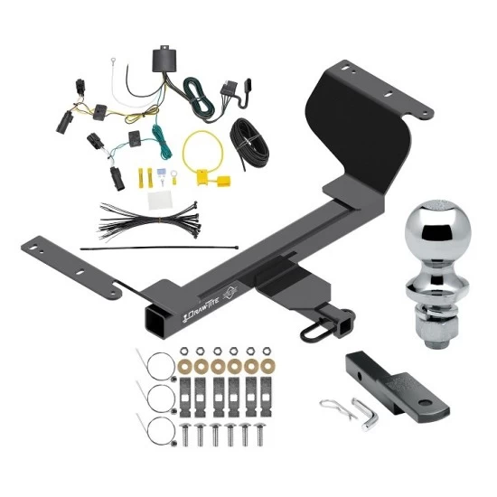 Custom Fit Trailer Hitch Draw-Bar w/ Pin/Clip Wiring Harness (Plug & Play) 1-7/8" Chrome Ball Installation Hardware Installation Instructions 366420 118764 63810 Draw-Tite Trailer Tow Hitch 18-23 GMC Terrain Complete Package Wiring Draw Bar and 1 Trailer Tow Hitch For 18-24 GMC Terrain Complete Package w/ Wiring Draw Bar and 1-7/8" Ball