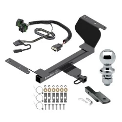 Trailer Tow Hitch For 18-25 GMC Terrain Chevy Equinox Gasoline Complete Package w/ Wiring Draw Bar and 1-7/8" Ball