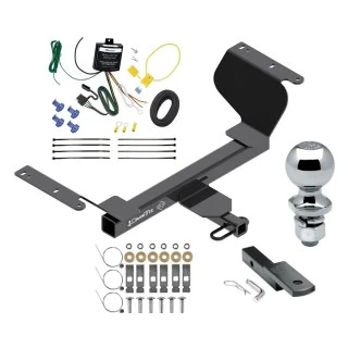 Trailer Tow Hitch For 18-25 GMC Terrain Chevy Equinox Gasoline Class 2 Complete Package w/ Wiring Draw Bar Kit and 2" Ball