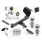 Trailer Tow Hitch For 18-25 GMC Terrain Chevy Equinox Gasoline Class 2 Deluxe Package Wiring 2" and 1-7/8" Ball and Lock