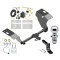 Trailer Tow Hitch For 18-24 Toyota Camry All Models Complete Package w/ Wiring Draw Bar and 1-7/8" Ball