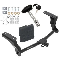 Trailer Tow Hitch For 16-26 Subaru Crosstrek 18-23 Impreza w/ Lock Pin and Rubber Hitch Plug