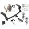 Trailer Tow Hitch For 16-26 Subaru Crosstrek Excluding Hybrid Deluxe Package Wiring 2" and 1-7/8" Ball and Lock