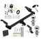 Trailer Tow Hitch For 18-22 Ford EcoSport All Models Deluxe Package Wiring 2" and 1-7/8" Ball and Lock