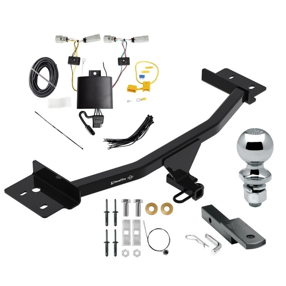 Trailer Tow Hitch For 20-27 Lincoln Aviator All Models Complete Package w/ Wiring Draw Bar and 2" Ball