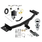 Trailer Tow Hitch For 20-27 Lincoln Aviator All Models Complete Package w/ Wiring Draw Bar and 2" Ball