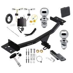 Trailer Tow Hitch For 20-27 Lincoln Aviator All Models Deluxe Package Wiring 2" and 1-7/8" Ball and Lock