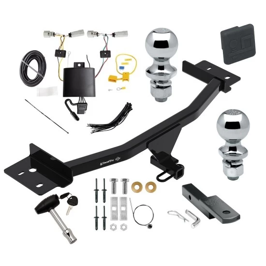 Trailer Tow Hitch For 20-27 Lincoln Aviator All Models Deluxe Package Wiring 2" and 1-7/8" Ball and Lock