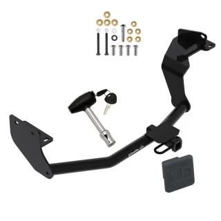 Trailer Tow Hitch For 16-20 KIA Sorento 2019 Hyunda Santa Fe Except XL Models 2020 All Models w/ Lock and Cover