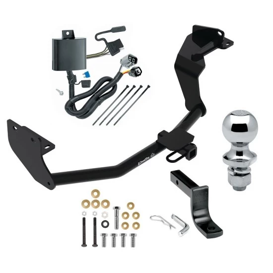 Trailer Tow Hitch For 16-20 KIA Sorento V6 Models Complete Package w/ Wiring Draw Bar and 1-7/8" Ball