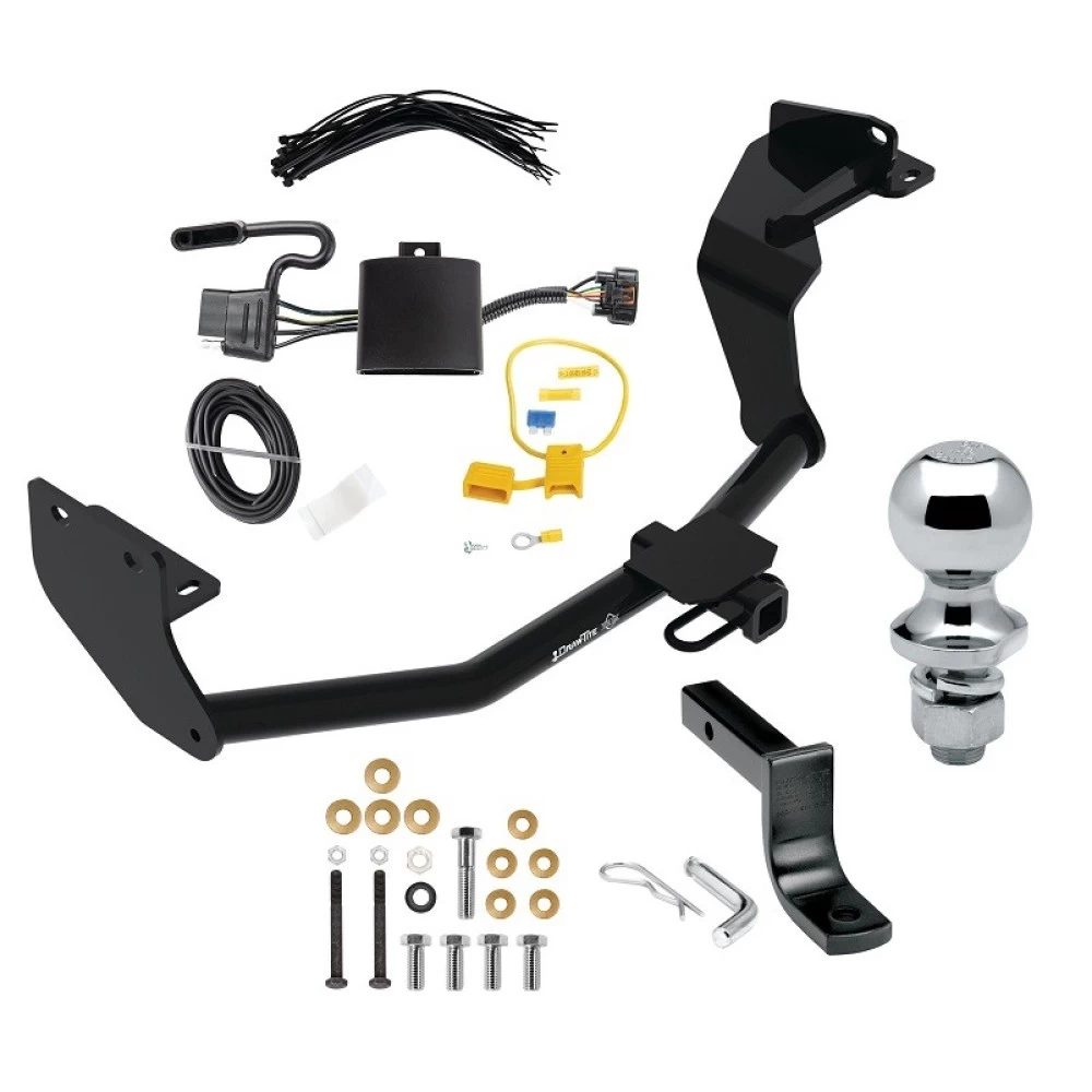 Custom Fit Trailer Hitch Draw-Bar w/ Pin/Clip Wiring Harness (Plug & Play) 1-7/8"Chrome Ball Installation Hardware Installation Instructions 371320 118784 63810 Draw-Tite Trailer Tow Hitch 19-20 Hyundai Santa Fe (Except XL Models) Complete Packag Trailer Tow Hitch For 19-20 Hyundai Santa Fe (Except XL Models) Complete Package w/ Wiring Draw Bar and 1-7/8" Ball
