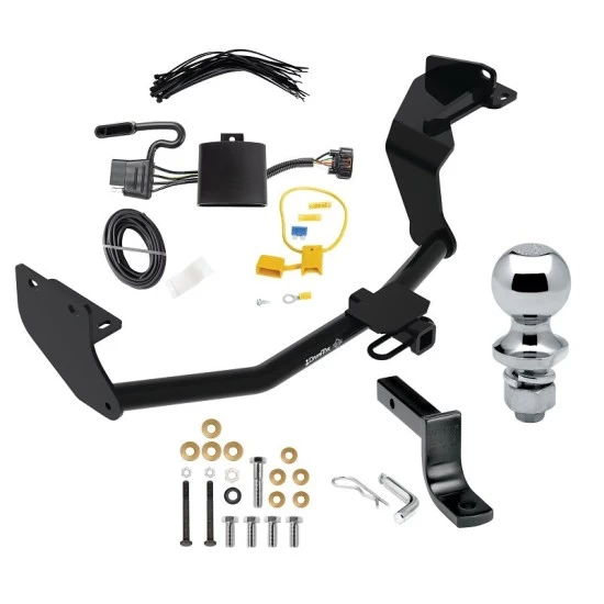 Custom Fit Trailer Hitch Draw-Bar w/ Pin/Clip Wiring Harness (Plug & Play) 1-7/8"Chrome Ball Installation Hardware Installation Instructions 371320 118784 63810 Draw-Tite Trailer Tow Hitch 19-20 Hyundai Santa Fe (Except XL Models) Complete Packag Trailer Tow Hitch For 19-20 Hyundai Santa Fe (Except XL Models) Complete Package w/ Wiring Draw Bar and 1-7/8" Ball