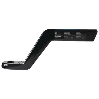 Trailer Tow Hitch For 19-24 Ford F-350 F-450 F-550 Cab and Chassis w/ 2-5/16" and 2" Ball 10.25" Long 6" Drop Draw Bar and Towing Lock