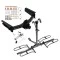 Trailer Tow Hitch For 19-25 Ram 1500 New Body w/ OEM Receiver & Class III Tow Bumper Platform Style 2 Bike Rack w/ Anti Rattle Hitch Lock