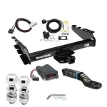 Trailer Tow Hitch For 94-02 Dodge Ram 1500 2500 3500 Standard or Step Bumper 2" Receiver Ultimate Package Class V