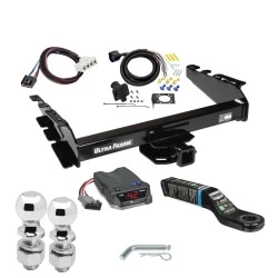 Trailer Tow Hitch For 94-02 Dodge Ram 1500 2500 3500 Standard or Step Bumper 2" Receiver Ultimate Package Class V