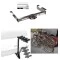 Trailer Hitch w/ 4 Bike Rack For 96-27 Chevy Express GMC Savana Van Except Cutaway Models Approved for Recreational & Offroad Use Carrier for Adult Woman or Child Bicycles Foldable
