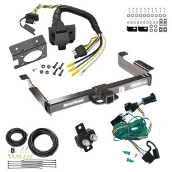 Class 5 10K Trailer Hitch w/ 7-Way RV Wiring For 96-99 Chevy Express GMC Savana 1500 2500 3500 Ultra Frame Class 4 2" Receiver