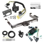 Class 5 10K Trailer Hitch w/ 7-Way RV Wiring For 00-02 Chevrolet Express GMC Savana 1500 2500 3500 Ultra Frame Class 4 2" Receiver