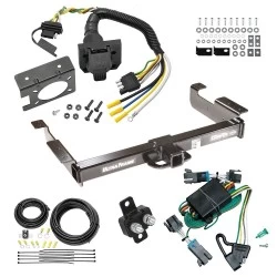 Class 5 10K Trailer Hitch w/ 7-Way RV Wiring For 00-02 Chevrolet Express GMC Savana 1500 2500 3500 Ultra Frame Class 4 2" Receiver