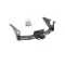 Trailer Tow Hitch For 11-18 RAM 1500 19-24 Classic Platform Style 2 Bike Rack w/ Anti Rattle Hitch Lock