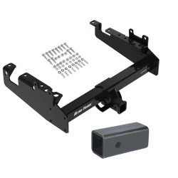 Trailer Tow Hitch For 19-24 Ford F-350 F-450 F-550 Cab and Chassis w/ 2-1/2" to 2" Ball Receiver Opening Reducer