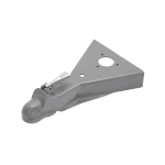 Bulldog 5K A-Frame Trailer Jack with 15 inch Topwind Lift and 8K Weld-On Coupler for 2 inch Ball