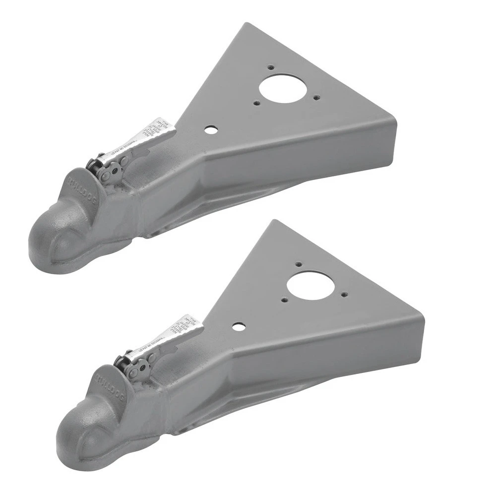Bulldog 8K A-Frame Trailer Coupler for 2 Inch Ball Wedge-Latch Weld-On