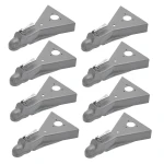 Bulldog 8K A-Frame Trailer Coupler 2 Inch Ball Weld-On Wedge-Latch 8-Pack