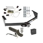 Custom Fit Trailer Hitch Wiring Harness (Plug & Play) 2" Drop Ball-Mount w/ Locking Pin/Clip 2" Chrome Ball Rubber Hitch Plug Cover Installation Hardware Installation Instructions 44006 118300 7005111 7010 Reese Trailer Tow Hitch 04-07 Chrys Reese Trailer Tow Hitch For 04-07 Chrysler Town Country Dodge Grand Caravan Exc SGo Deluxe Package Wiring 2" Ball Mount and Lock