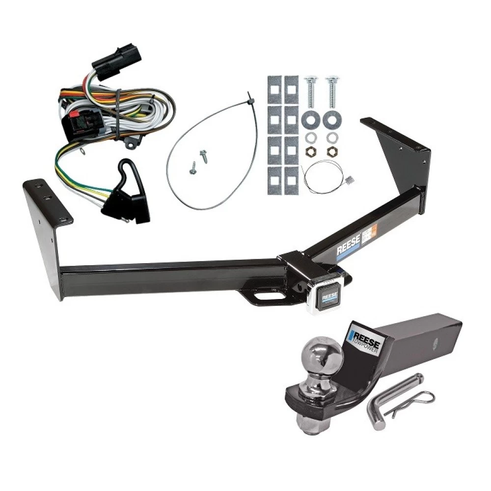 Reese Trailer Tow Hitch For 01-03 Chrysler Town and Country Voyager Dodge Grand Caravan PKG w/ Wiring and 2" Ball