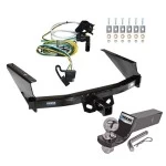 Reese Trailer Tow Hitch For 97-03 Ford F150 2004 Heritage 97-99 F250 Light Duty w/o Factory Wiring Complete Package w/ Wiring and 2" Ball