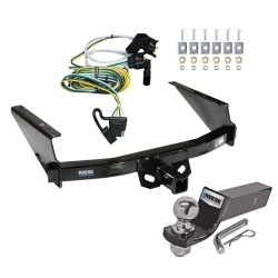 Reese Trailer Tow Hitch For 97-03 Ford F150 2004 Heritage 97-99 F250 Light Duty w/o Factory Wiring Complete Package w/ Wiring and 2" Ball