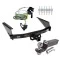 Reese Trailer Tow Hitch For 97-03 Ford F150 2004 Heritage 97-99 F250 Light Duty w/o Factory Wiring Complete Package w/ Wiring and 2" Ball