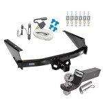 Reese Trailer Tow Hitch For 97-03 Ford F150 2004 Heritage 97-99 F250 Light Duty w/ Existing 4-Flat Complete Package w/ Wiring and 2" Ball