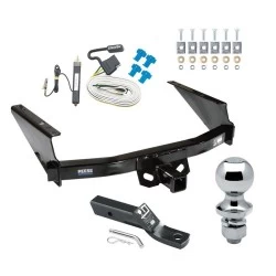 Reese Trailer Tow Hitch For 97-03 Ford F150 2004 Heritage 97-99 F250 Light Duty w/ Existing 4-Flat Complete Package w/ Wiring and 1-7/8" Ball