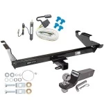 Reese Trailer Tow Hitch For 78-96 Chevy GMC G Series Van Full Size Except Step Bumper Package w/ Wiring and 2" Ball