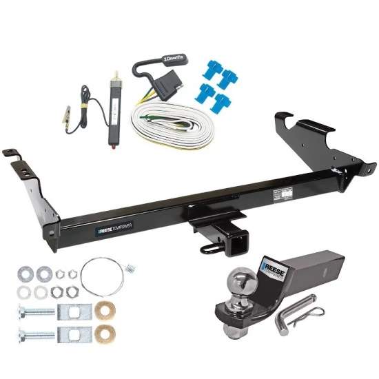 Reese Trailer Tow Hitch For 78-96 Chevy GMC G Series Van Full Size Except Step Bumper Package w/ Wiring and 2" Ball